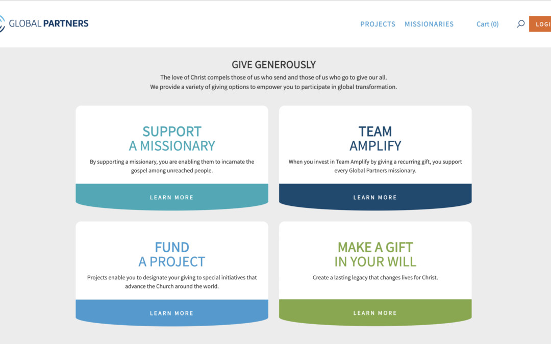 New and Improved: Have you checked out the new giving system?